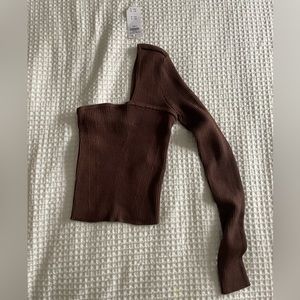 NWT Abercrombie and Fitch One Shoulder Sweater